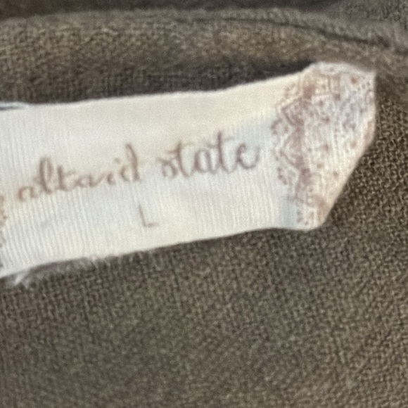 Altard State Womens Sz L Embroidered Linen Cotton Mini Skirt Floral Birds PomPom - Picture 5 of 5